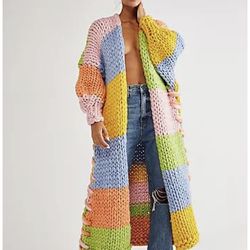 Hand made long cardigan