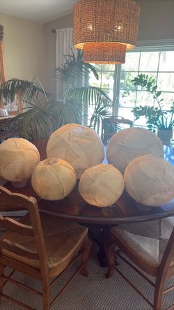 Party decor, hanging lanterns. Light weight