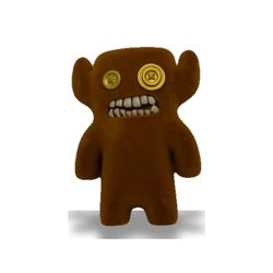 Brown Felt Fuggler 2.5" monster mini figure