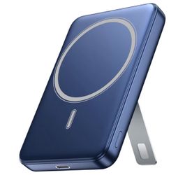 for Magsafe Portable Charger, 10000mAh Wireless Power Bank, Dark Blue USB C Charging (In&Out), 20W Fast Charge MagSafe-Compatible Battery Pack for iPh