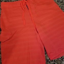 Men's Burnt Orange Bathing Suit - Size 36.