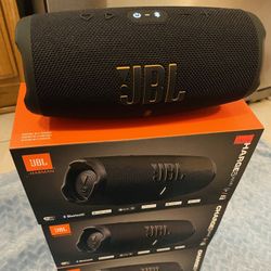 JBL Charge 5 WiFi Portable Speaker - Powerful Sound, 20-Hour Battery, and Waterproof Design with Built-In Powerbank
