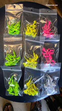 Yellow tails jigheads...5.00 each