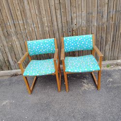 Set.Oak Chairs.