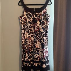 Black And Dark Pink Size 14 Dress Great ForMother’s Day Or To Wear At The Derby Race’s