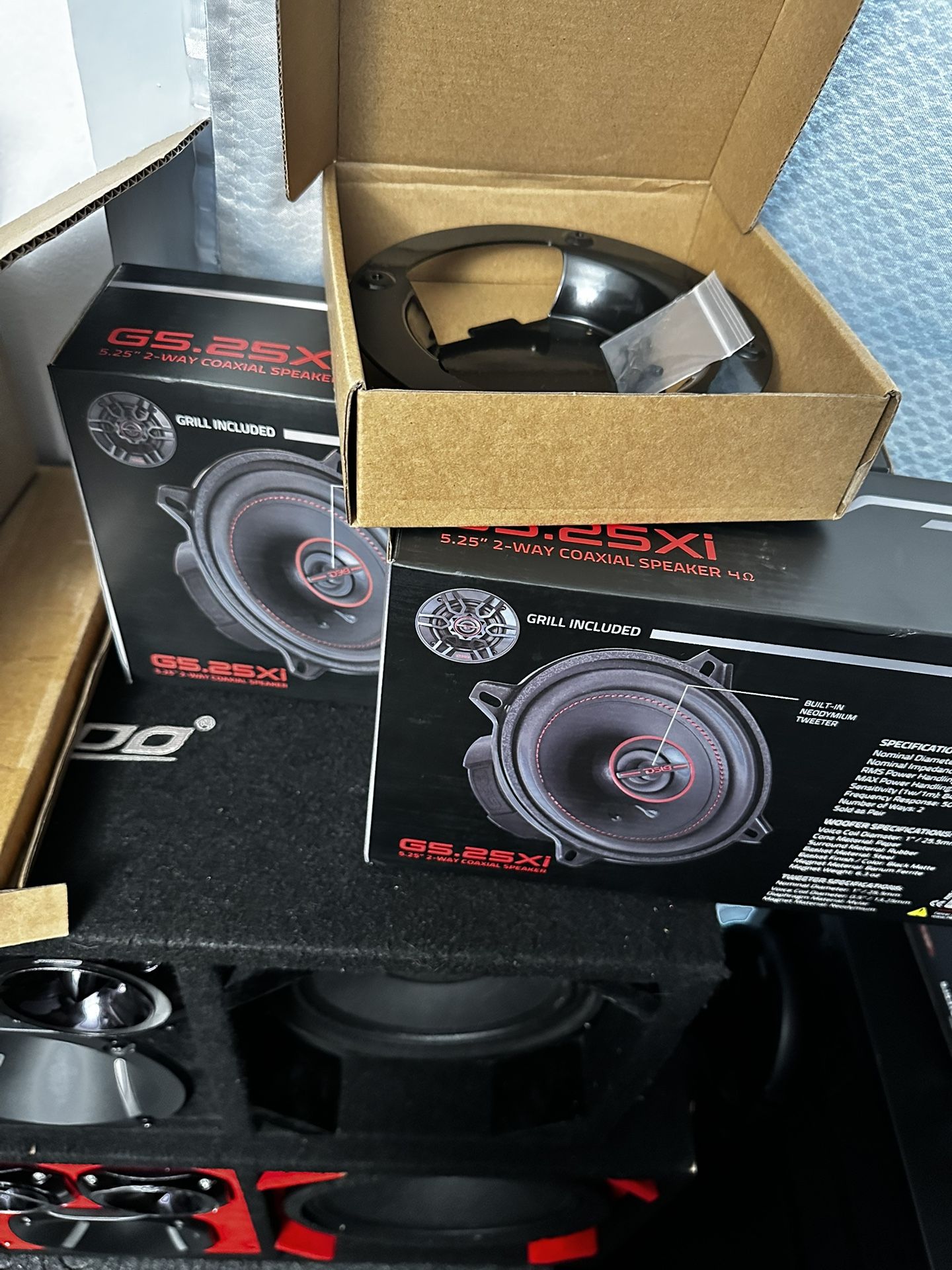 DS18 G5.25Xi GEN-X 5.25" 2-Way Coaxial Speakers