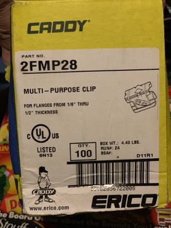 CADDY Beam clips (100) Tons more loose! Part# 2FMP28