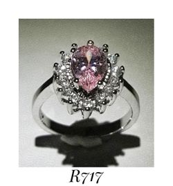 BRAND NEW 10k, 14k & 18k GOLD FILLED PINK SAPPHIRE, PINK KUNZITE or PINK TOPAZ COCKTAIL BLING RINGS "YOUR CHOICE"