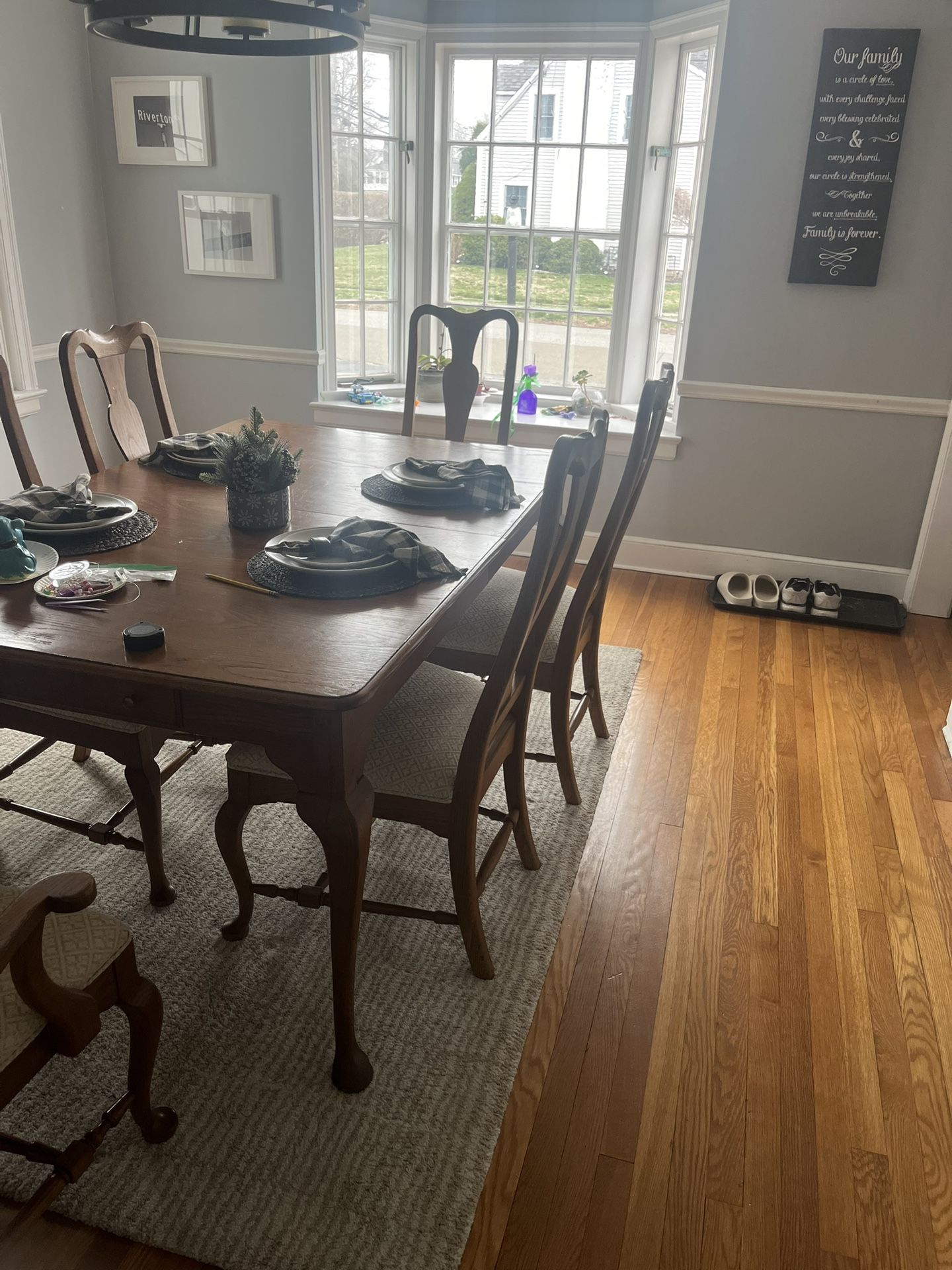 Natural Oak Dinning Table