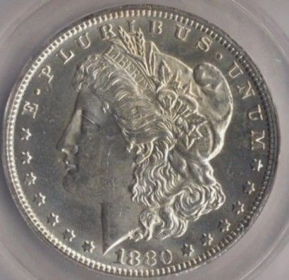 1880 CC MORGAN SILVER DOLLAR CARSON CITY