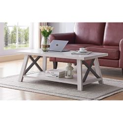 3pcs White Oak Coffee & End Table 👍FREE FINANCING AVAILABLE❗NO CREDIT CHECK❗ 