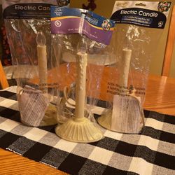 Vintage (New Old Stock) Electric Window Candle Light - Wax Drip