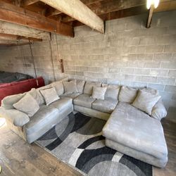 Biege Wrap Around Sectional Couch “WE DELIVER”