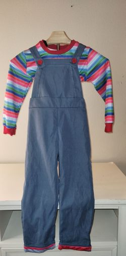 Chucky Toddler Costume 4-5t Halloween Cosplay Overalls Long Sleeve