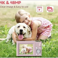 FHD 4K Digital Point and Shoot Digital Camera with 16X Zoom Anti Shake New
