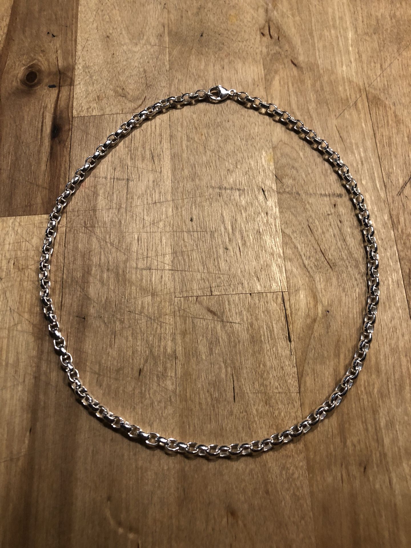 Colby Davis Sterling silver Signature Rolo 18” Chain 