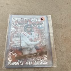 2022 Bowman U Topps Jaxson Dart Fight Song FS-9