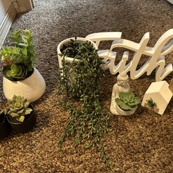 Fake plants decor