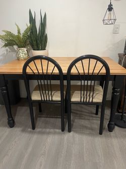 Solid wood table
