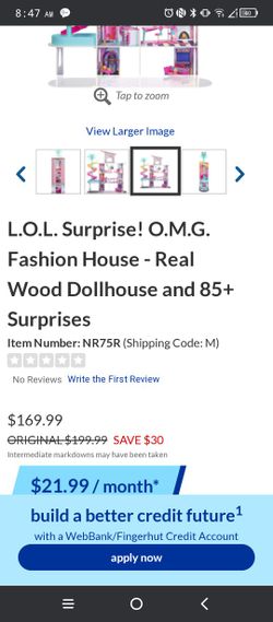 L.O.L Doll House $30