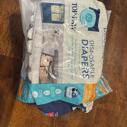 Top Paw Disposable Diapers Medium 6  count