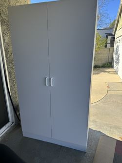 White Storage Cabinet