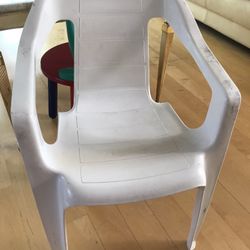 Kids White Chair