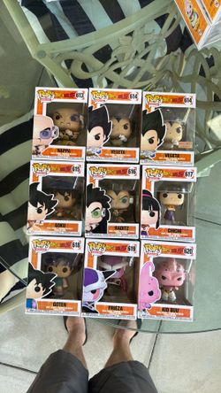 Funko Pop Dragonball Z complete set with exclusive
