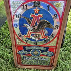 Vintage Budwiser Clock