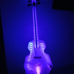 Unique Openfab PDX 3D-Printed Violin with LEDs - Includes Case and Bow