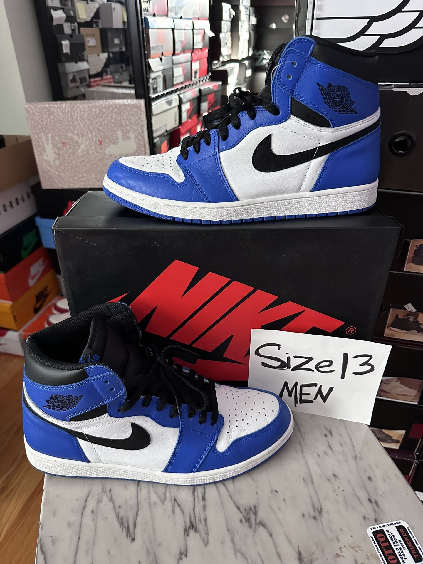 Nike Air Jordan 1 High Og ‘Game Royal’ Size 13 WORN
