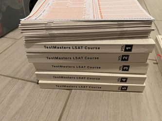 Test Master LSAT Books