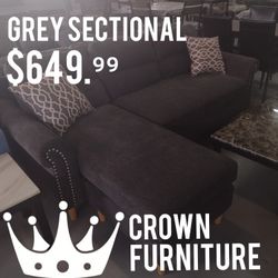 Small Grey Sectional 