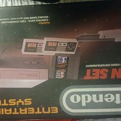 1st Nintendo With Duck Hunt In Box From 1988