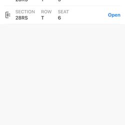 2 Dodger Tickets