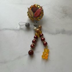 Holiday handmade name badge