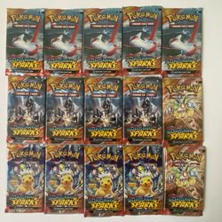 Surging Sparks Sealed Pack Lot x15