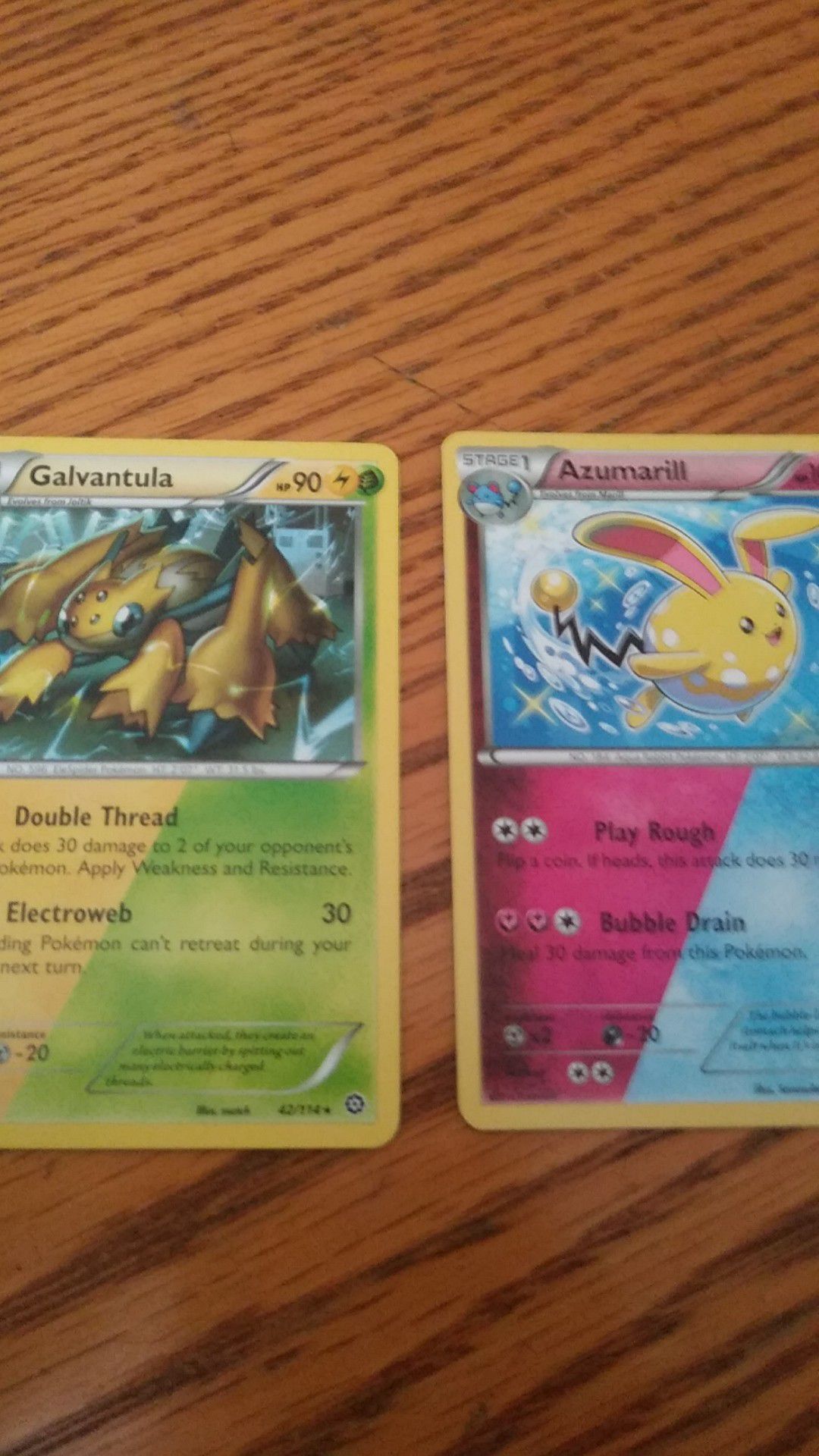 2 double energy pokemon cards