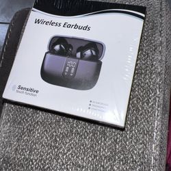 Wireless Earbuds Bluetooth, Black, High Quality Sound/Stereo, Touch Control