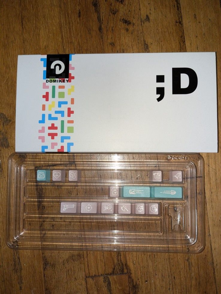 Domikey DCS ABS double shot Key cap Killing Eve Novelty Eve
