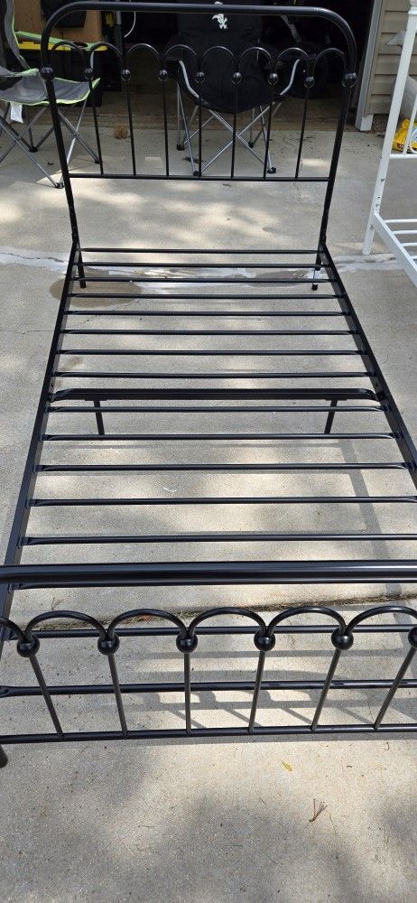 Black Twin Bed Frame
