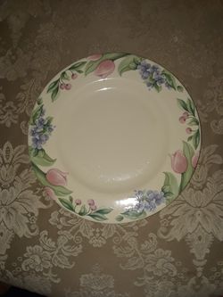 Pfaltzgraff garden party dinner plate