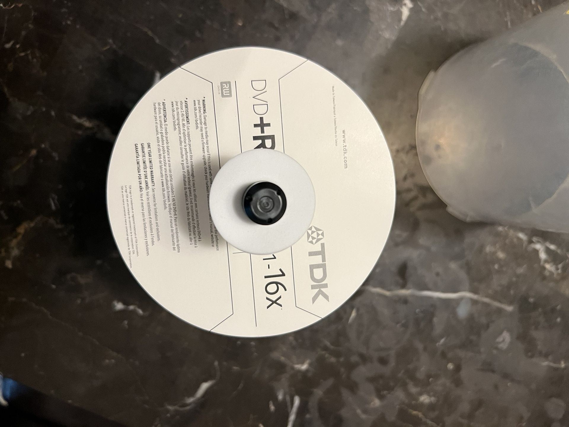 TDK DVD+R 1-16X Blank CDS