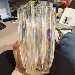 Irredescint Glass Vase