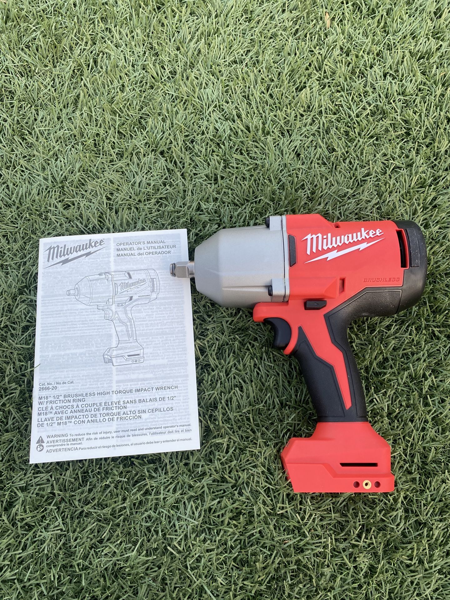 M18 18-Volt Lithium-Ion Brushless 1/2 in. High Torque Impact Wrench with Friction Ring