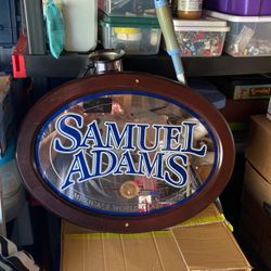 Samuel Adams Mirror Beer Advertising 24x19’’