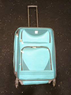 Protege Expandable Spinner Travel Luggage- Teal