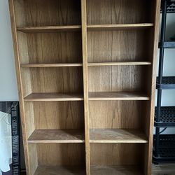 Free. Bookshelf Table Queen Bed 