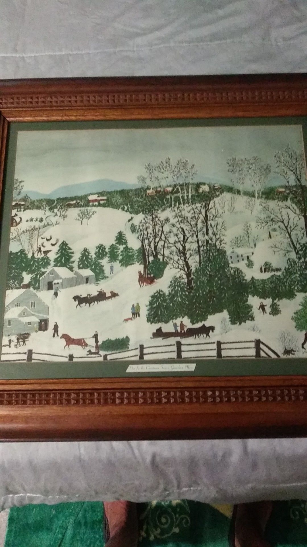 Out for the Christmas Trees by Grandma Moses