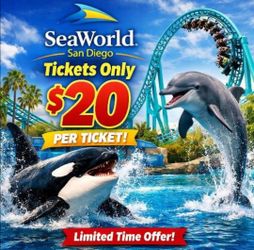 SeaWorld Tickets, Sea World  Passes, Best Tickets deals🐬